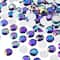 John Bead Acrylic Round Flat Back Rhinestones, 10mm